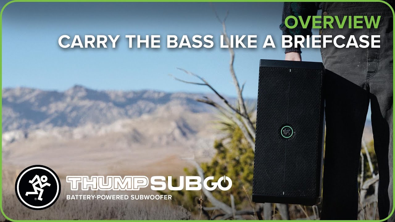 Mackie ThumpSub GO Subwoofer Overview: Carry the Bass Like a Briefcase