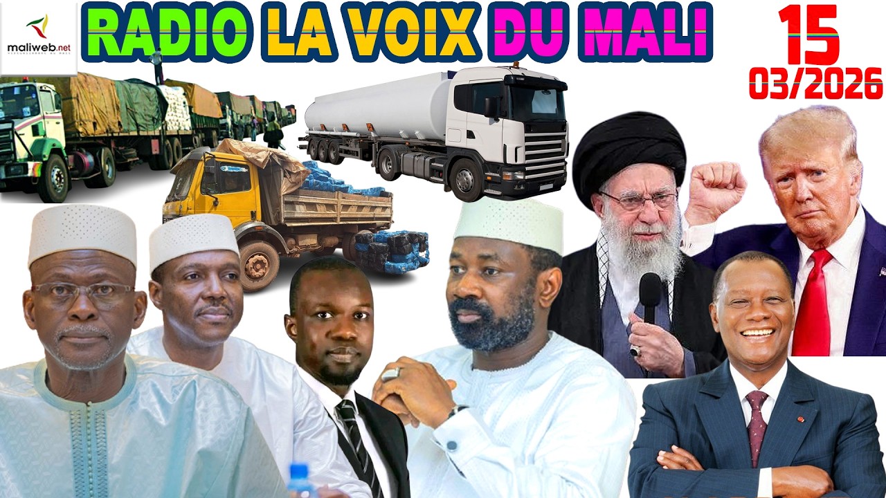 La Revue de Presse de la RADIO LA VOIX DU MALI du 15 Mars 2026