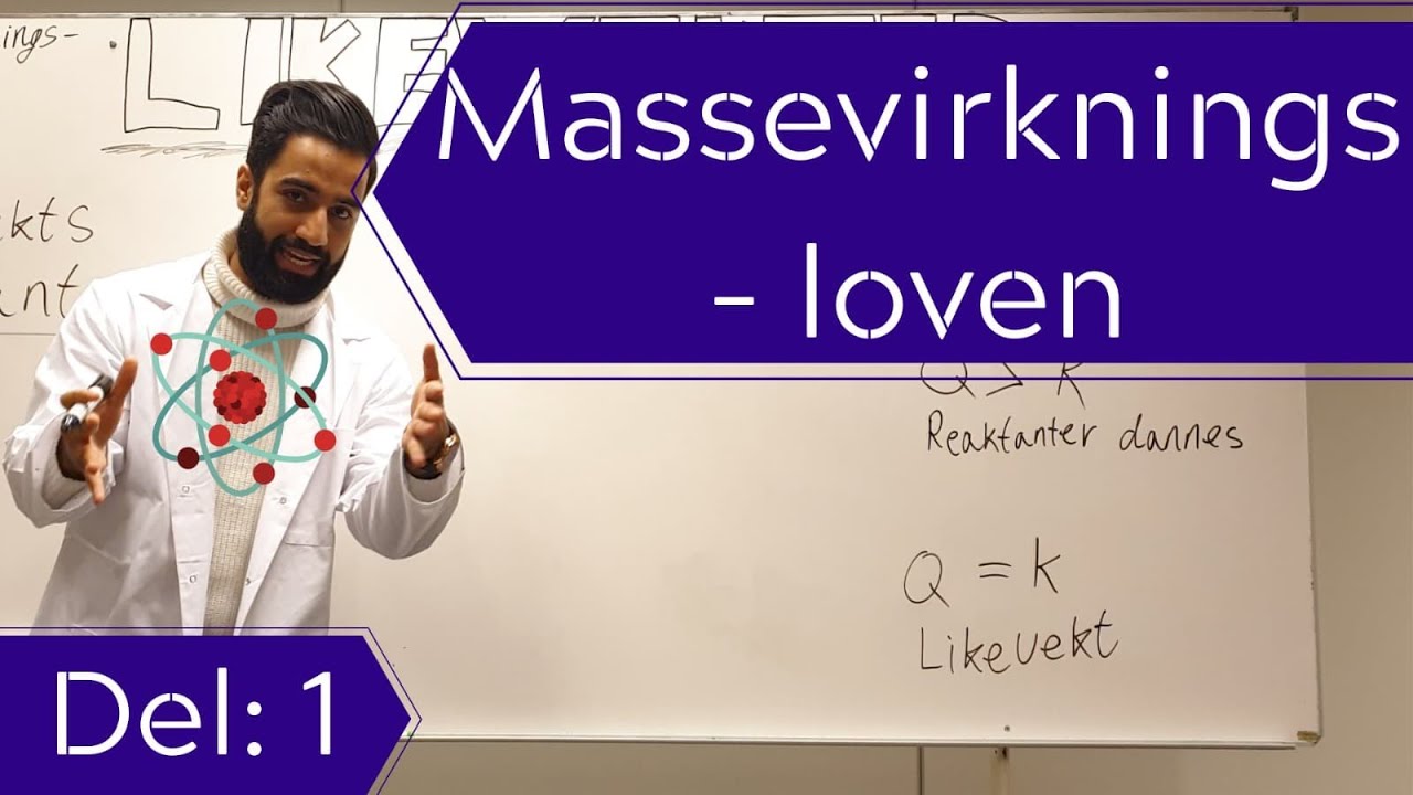 Massevirkningsloven (Likevektskonstant) - Del 1 (EP 4)