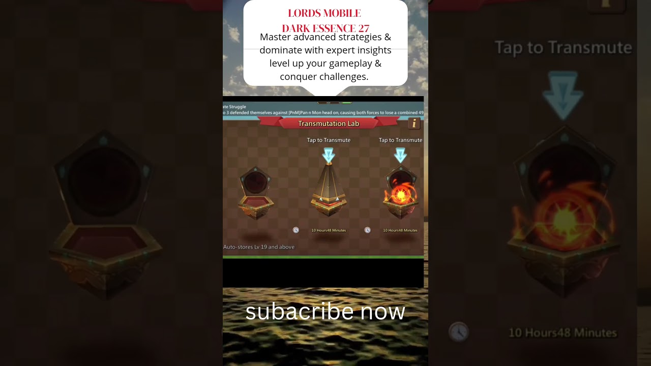 LORDS MOBILE DARK ESSENCE 27 #smilepk