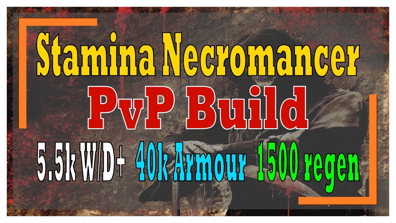 Stamina necromancer pvp build ESO Greymoor