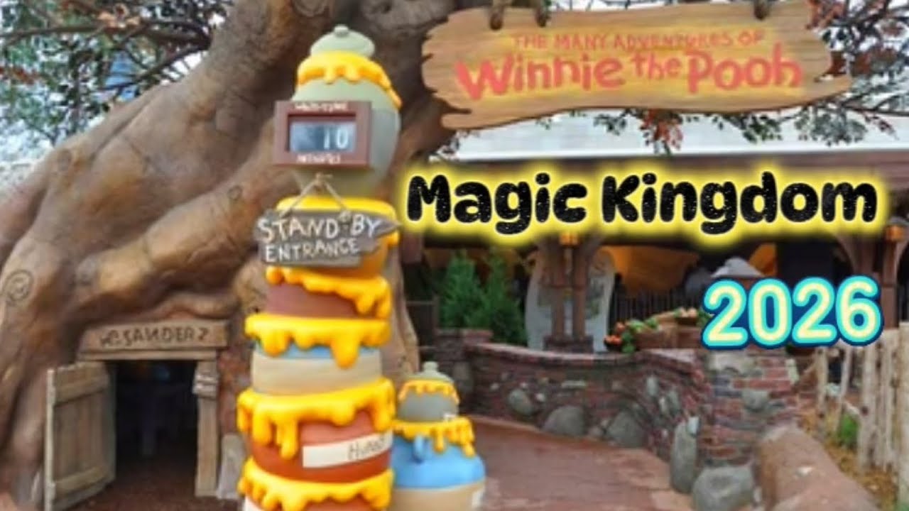 The Many Adventures of WINNIE the POOH | Disney MAGIC KINGDOM, FL