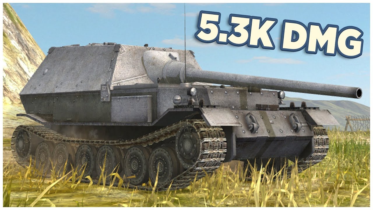 Ferdinand &bull; 5.3K damage &bull; WoT Blitz Gameplay