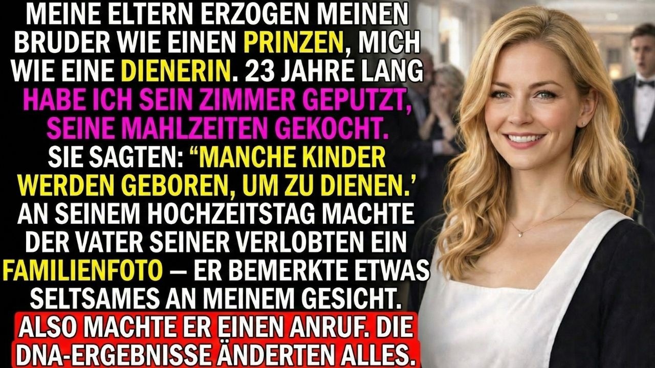Meine Eltern hielten mich wie eine Dienerin – bis der Vater der Braut mein Gesicht sah