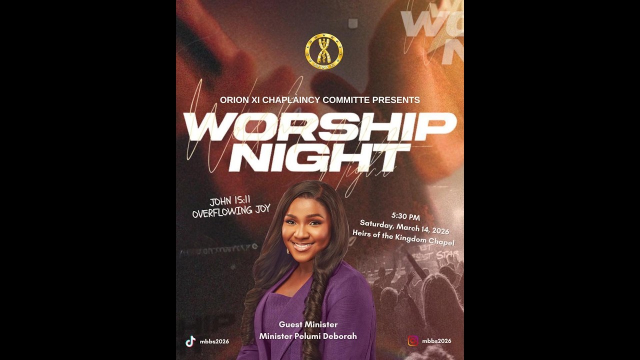 SABBATH EVENING  14/3/2026 {WORSHIP NIGHT}