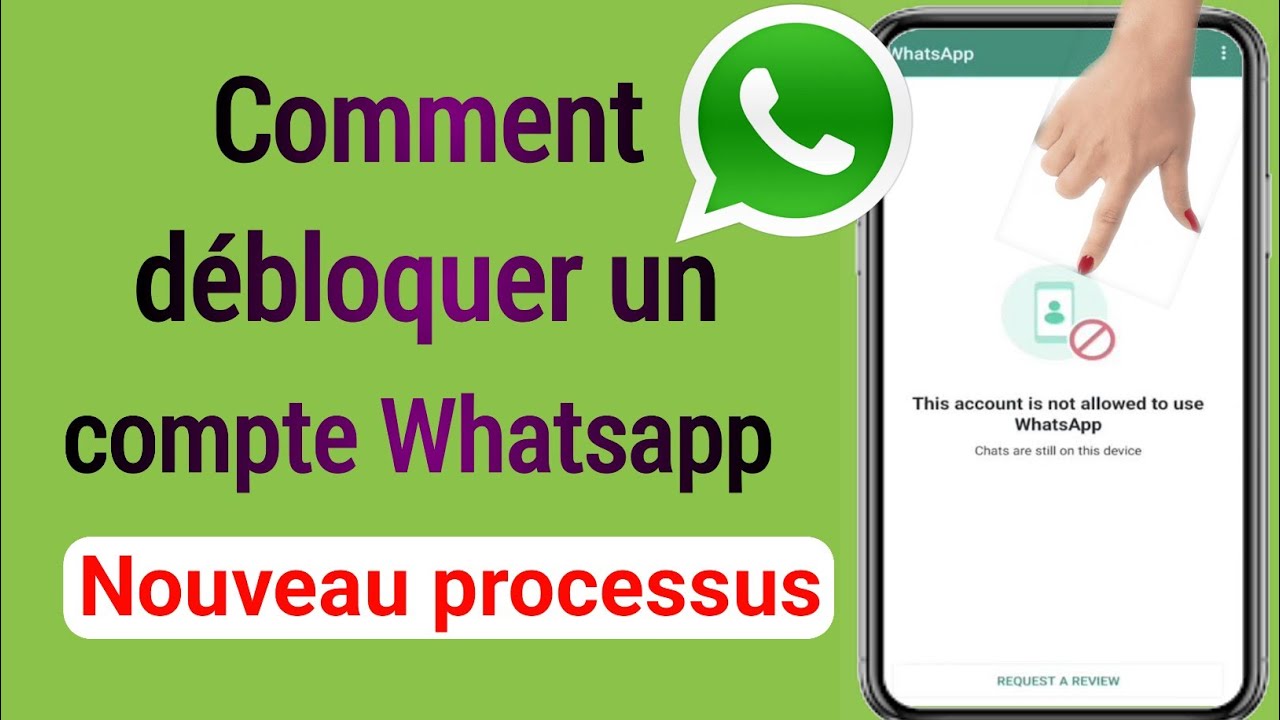 Corriger ce compte n'est pas autoris&eacute; &agrave; utiliser Whatsapp en raison de spam (nouveau processus 2023)