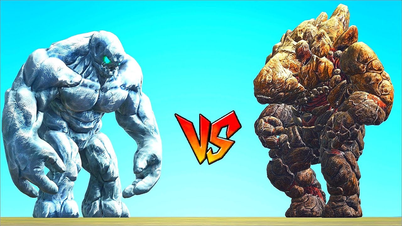 Ark Survival - GLACIER GOLEM vs ROCK ELEMENTAL [Ep.109]