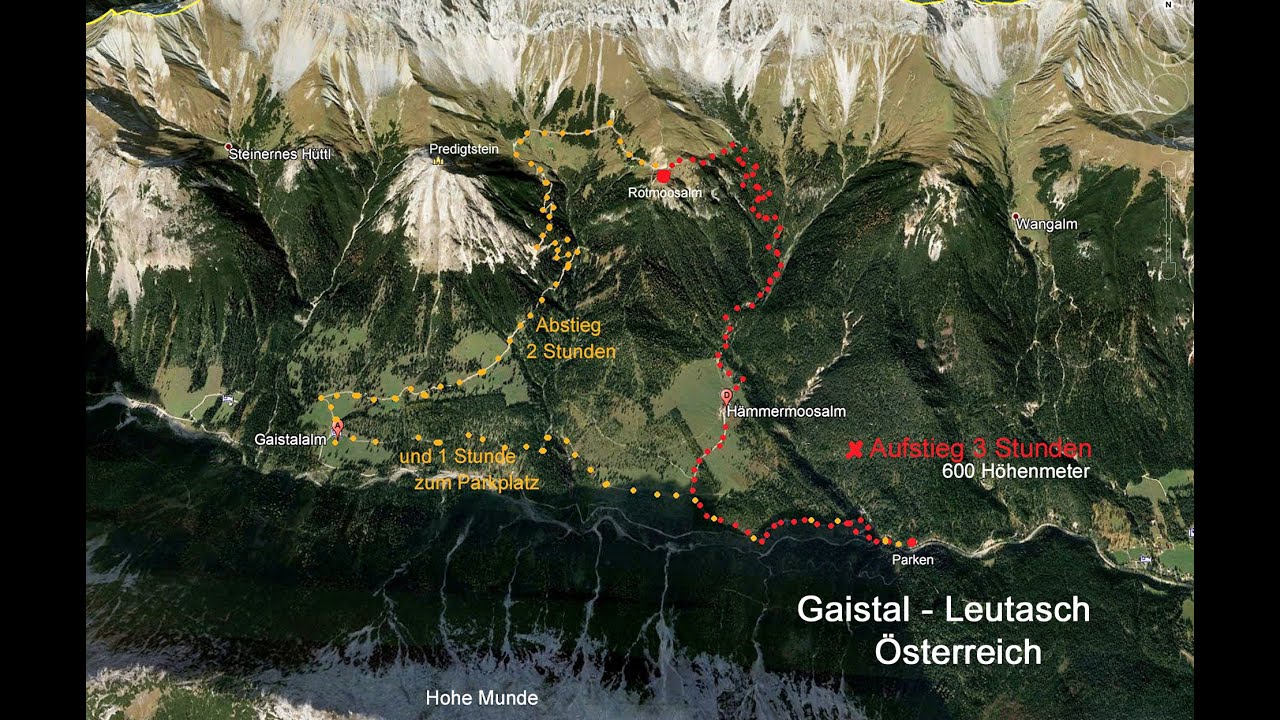 Gaistal _ Leutasch, zur Rotmoosalm + Gaistalalm