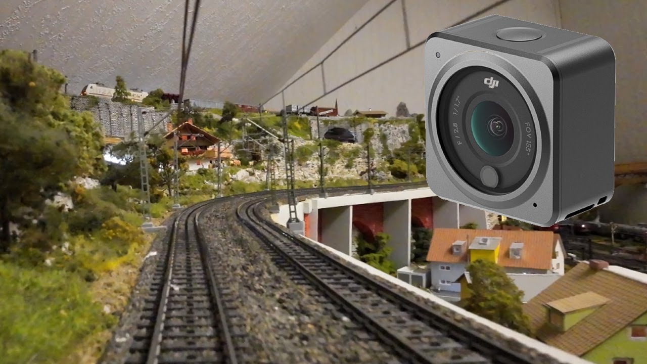 My model railroad dream layout: Live broadcasting with the DJI Action II (English subtitles)