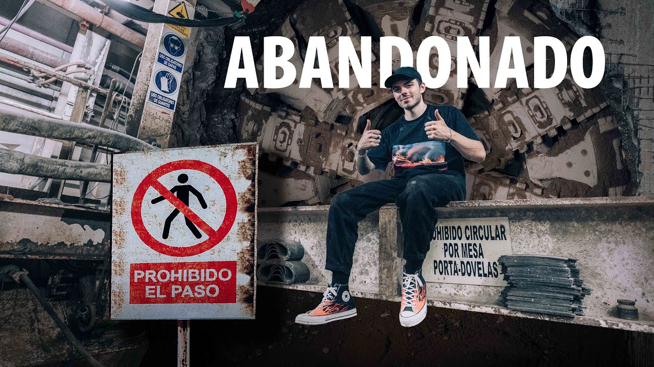 Exploramos una TUNELADORA ABANDONADA en el SUBSUELO de la CIUDAD