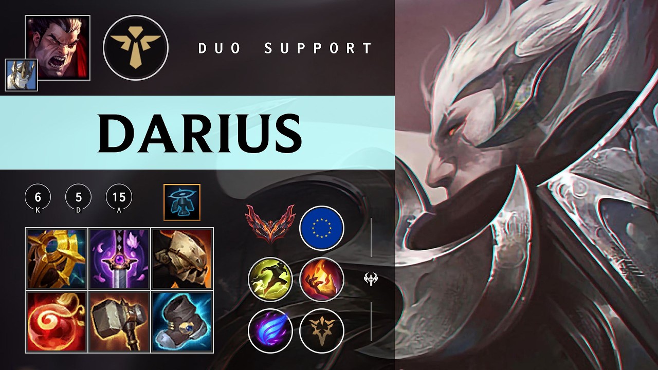 Darius Support vs Nami - EUW Grandmaster Patch 26.05