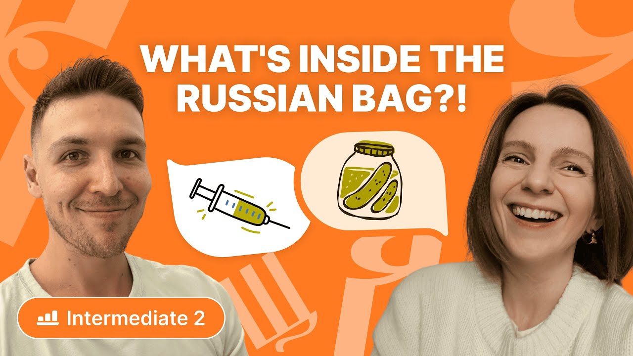 What's in a Russian's bag? 👜 Top 5 WEIRD Things (Real Spoken Russian)