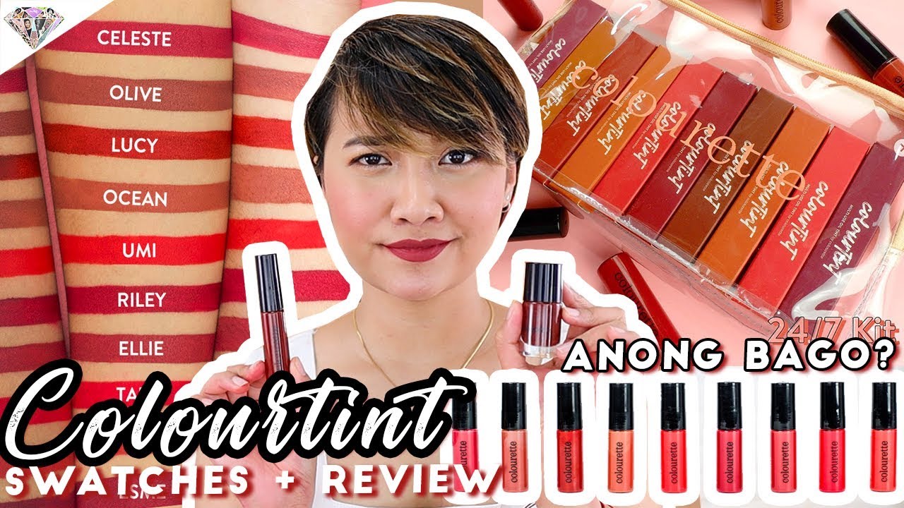 NEW COLOURETTE COLOURTINT SHADES & PACKAGING SWATCHES & REVIEW | BAKIT BINAGO? | MAE LAYUG