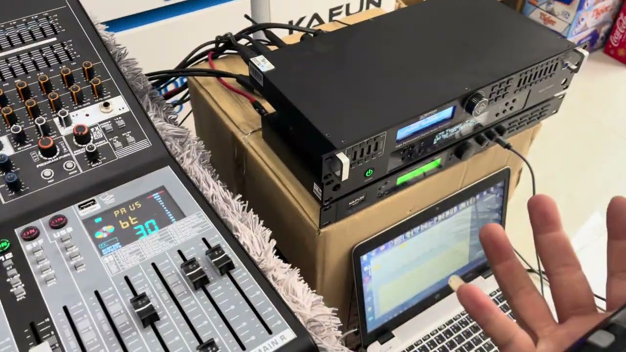 Hướng Dẫn Setupp 3 Line Effect Rời Cho Bàn Mixer Morgan Sound AMIX12