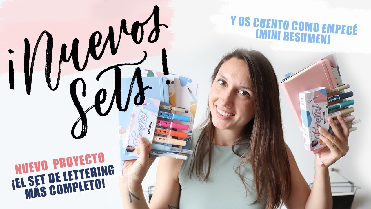 ¡Nuevo proyecto! Set lettering para Royal Talens + mini presentación