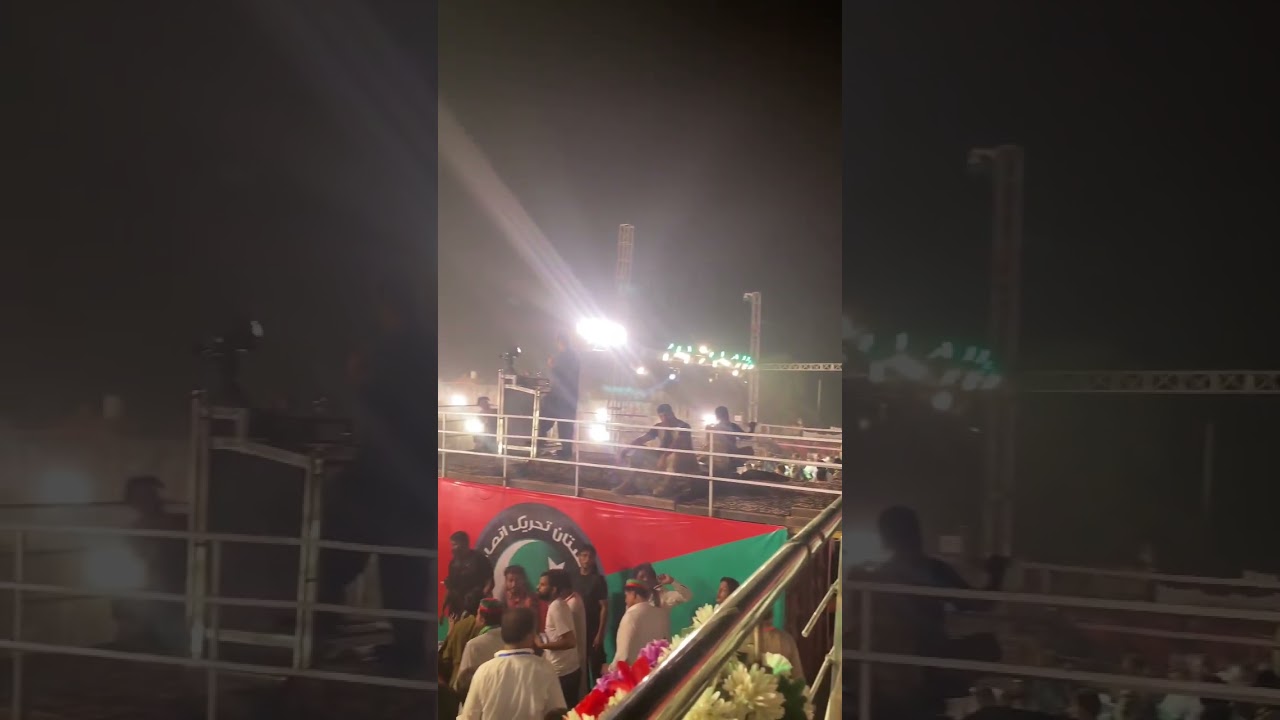 Former Chief Minister Punjab Sardar Usman Buzdar at PTI Jalsa in Multan | Imran Khan