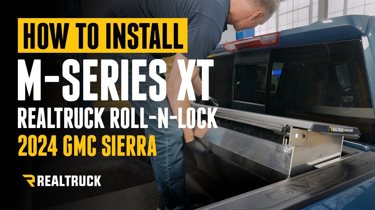 How to Install RealTruck Roll-N-Lock M-Series XT Manual Retractable Tonneau Cover w/ T-Slot Rails