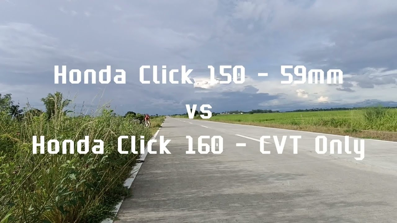 Honda Click 59mm vs Honda Click 160