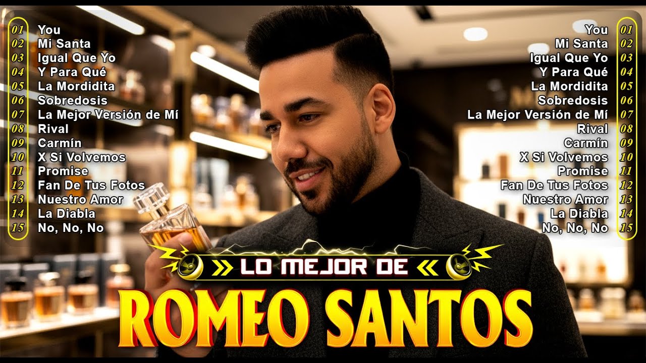 BACHATA ROMEO SANTOS INSPIRED ROMANTICOS ESPECIALES CANCIONES PLAYLIST LO MEJOR SALSA EXITOS MIX