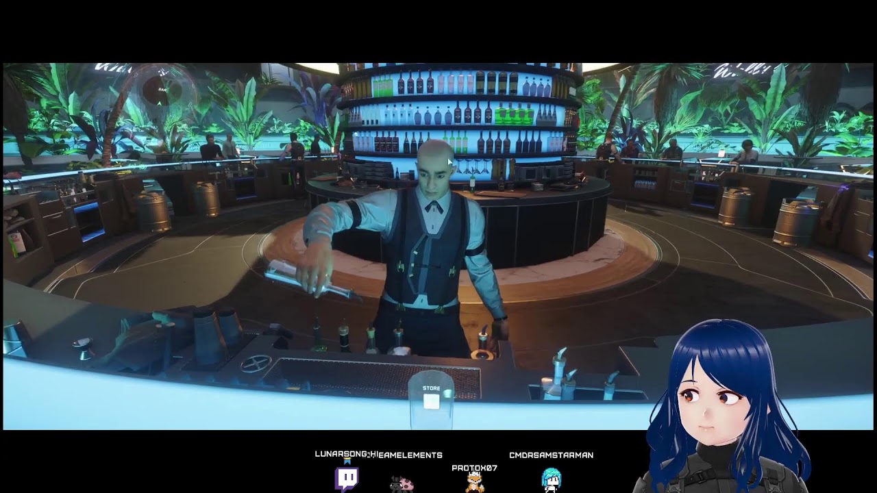 [Star Citizen] blue-haired vtuber in the verse