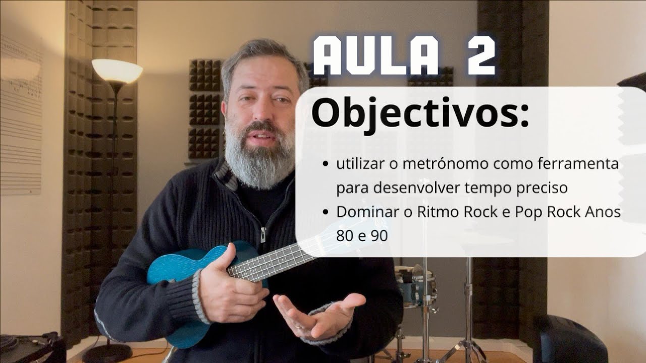 Desbloqueador de Ritmos no Ukulele: Dominando Ritmos Rock e Pop dos Anos 80 e 90 | Aula 2