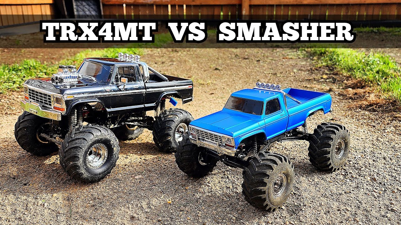 Traxxas TRX4MT VS FMS Smasher