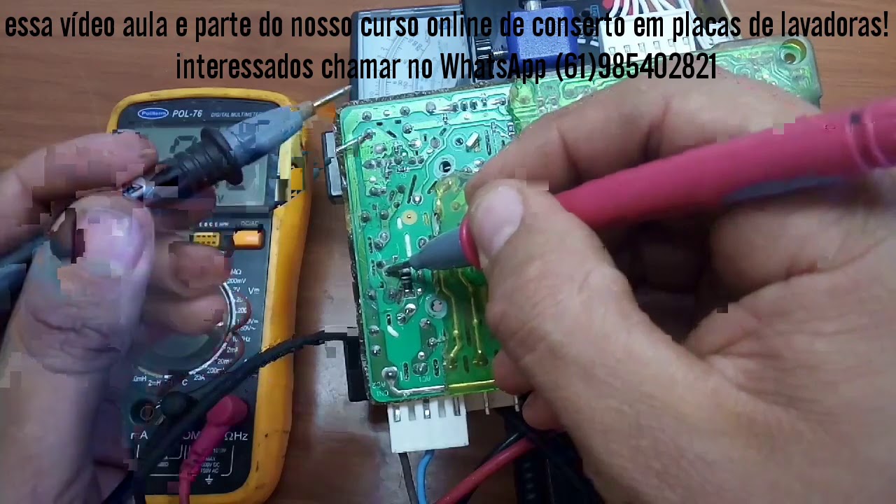 Placa lavadora ltc10k não liga nada e não e o lnk306pn