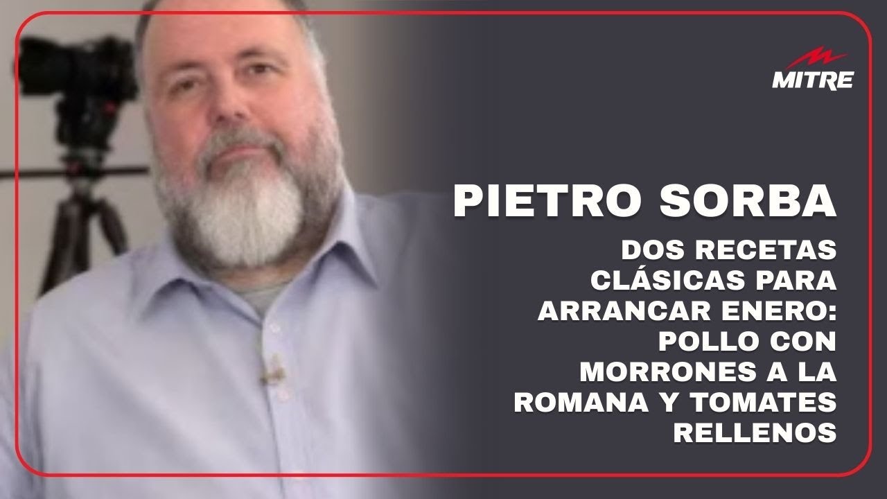 Pietro Sorba present&oacute; dos recetas cl&aacute;sicas: pollo con morrones a la romana y tomates rellenos