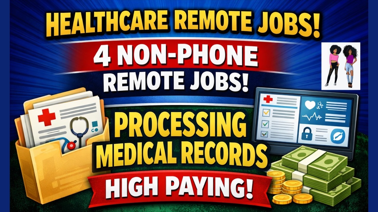 4 Healthcare Work From Home Jobs | Processing Medical Records