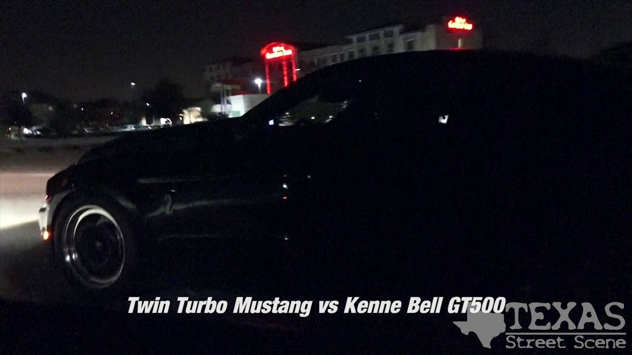Twin TURBO Mustang vs WHIPPLED GT500 vs KENNE BELL GT500