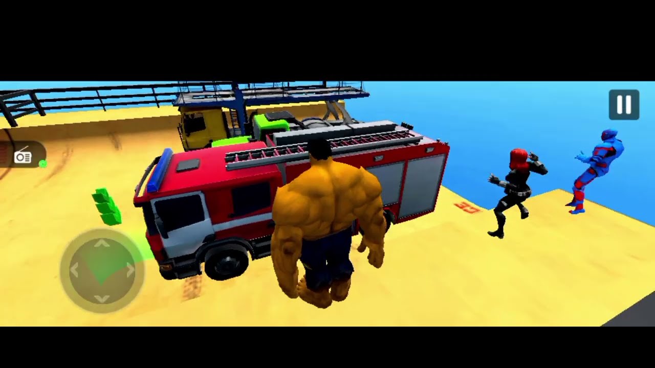 Superheroes Crazy Mega Ramp Car Jump 😲 | Epic Stunt Gameplay