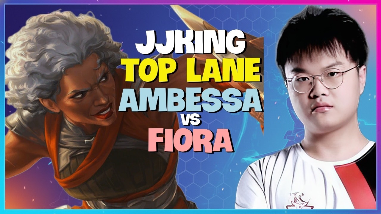 JJking Ambessa : This Dude is CRUSHING the Rank 1 Fiora in CN Super Server