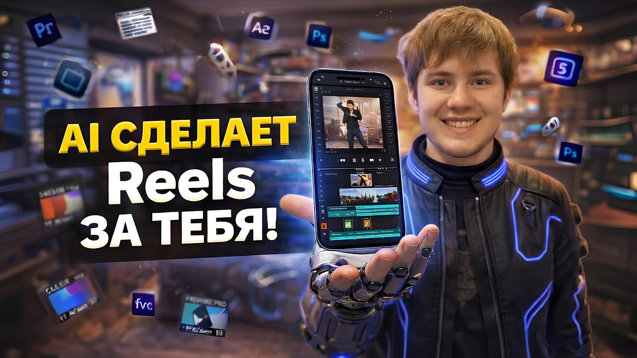 AI Сделаем Reels за тебя - всего за 5 минут !!