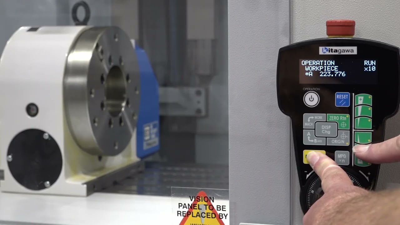 Using a Kitagawa NC Rotary Table on XYZ Machines