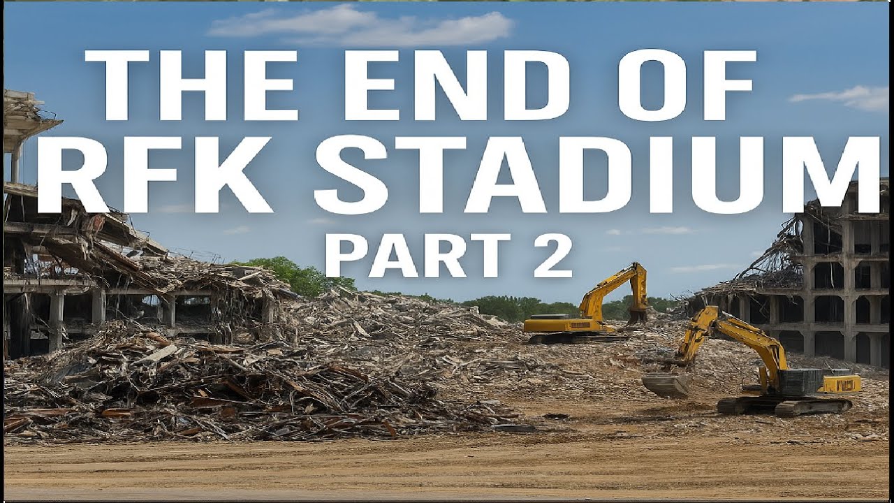 RFK Stadium Demolition Pt. 2 – DC History Falls Alongside White House East Wing