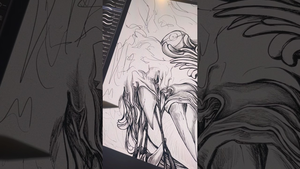 Working on a cover image! #art #makingmanga #comiccreator #drawing #indiemanga #manga #comic