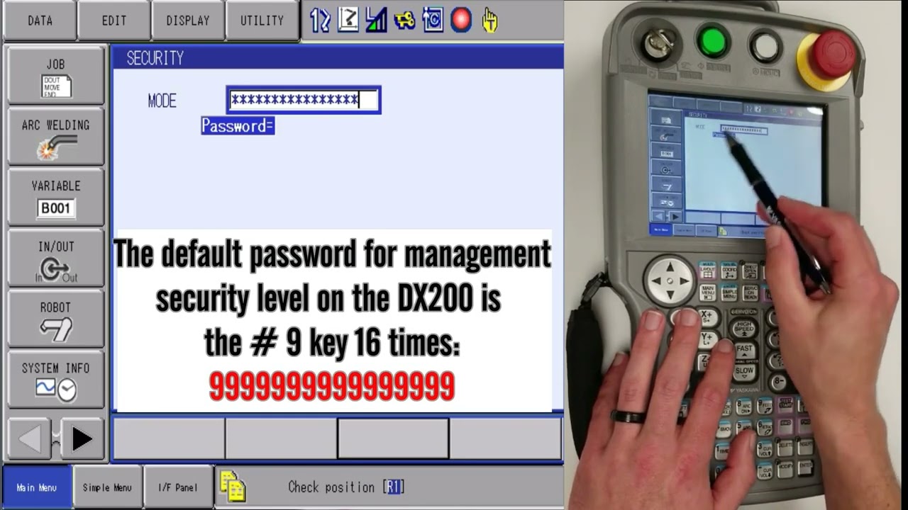 DX200   How to check second home position code 0380