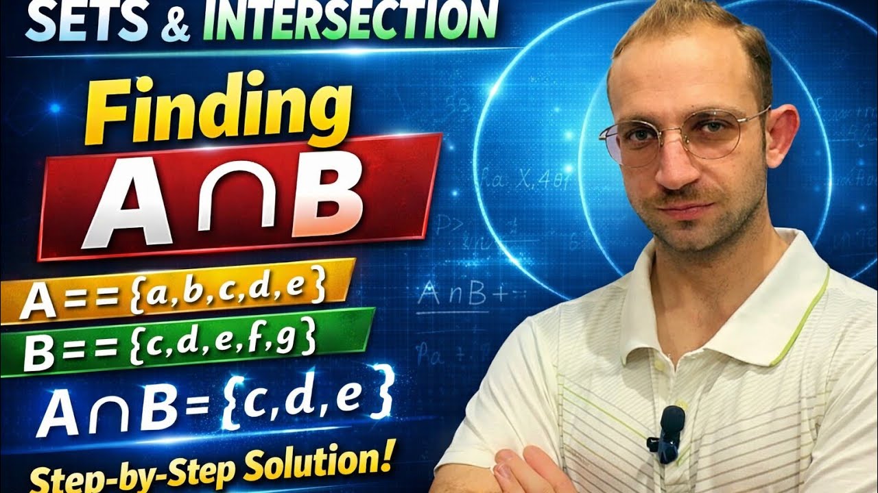 Find intersection | A intersection B | find intersection | fine problem #maths #fractions #tutorial 