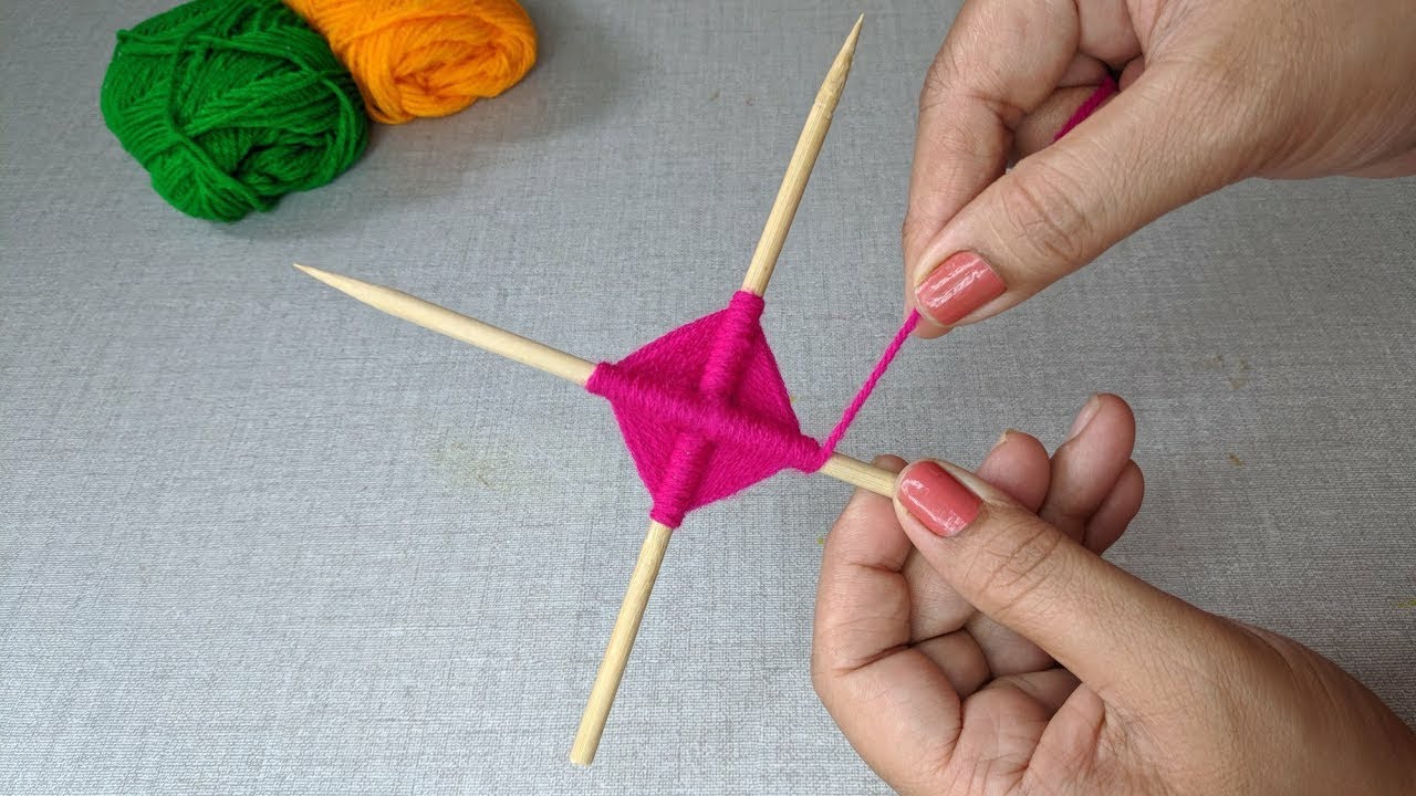 It's so Beautiful. Amazing Hand Embroidery Flower design idea. Super Hand Embroidery Flower design