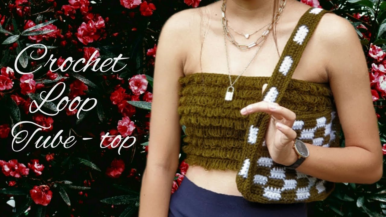 Crochet Loop Tube Top | Crop Top | Summer Crop Top