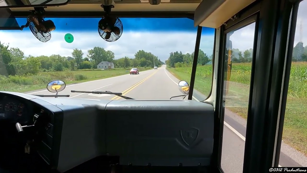 A Front Seat Ride Through The Country in A 2006 IC CE200 School Bus W/ VT365