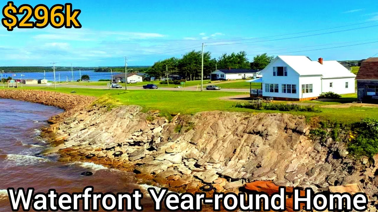 Prince Edward Island Waterfront Homes For Sale | $296k | Waterfront Vacation Cottages For Sale