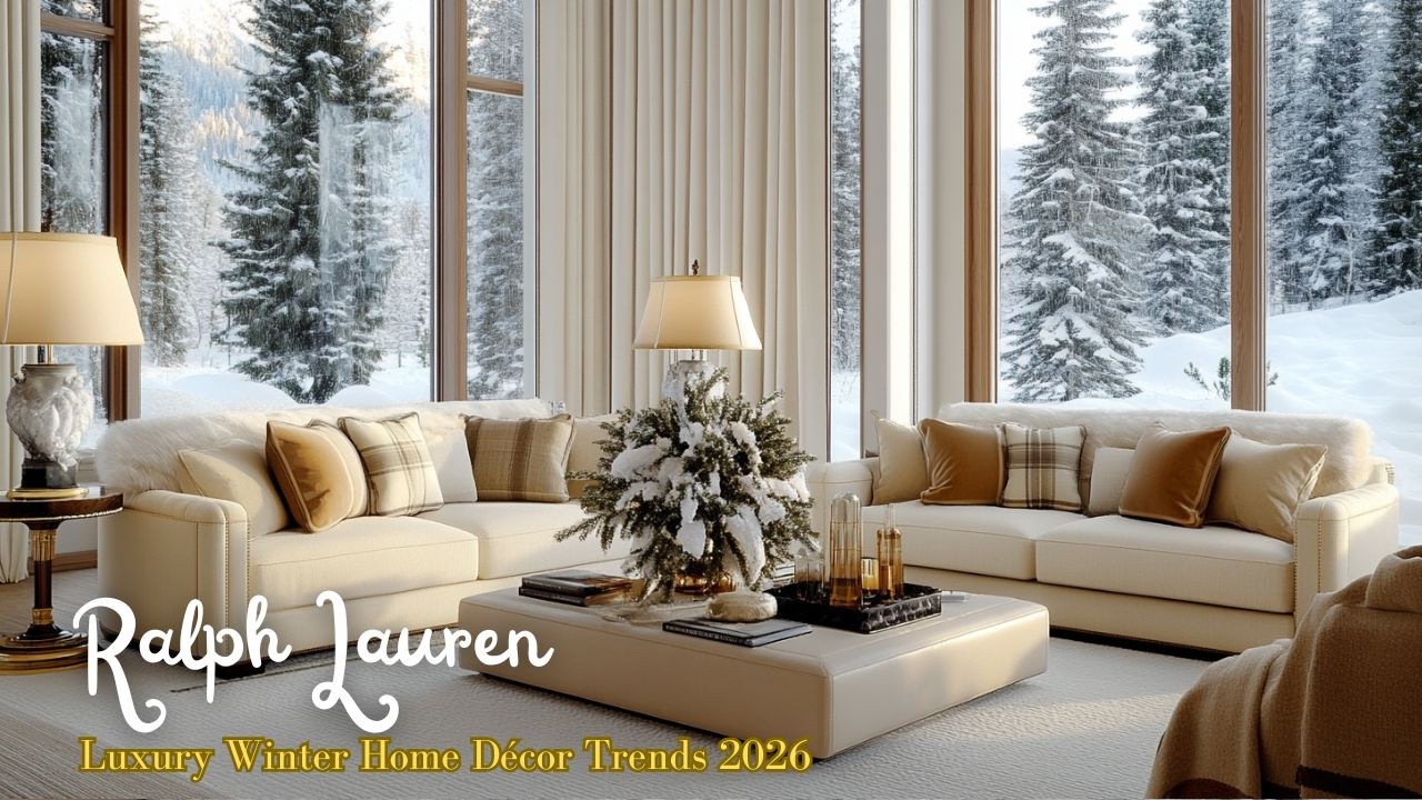 Luxury Winter Home Décor Trends 2026  Ralph Lauren–Inspired Interior Design Ideas