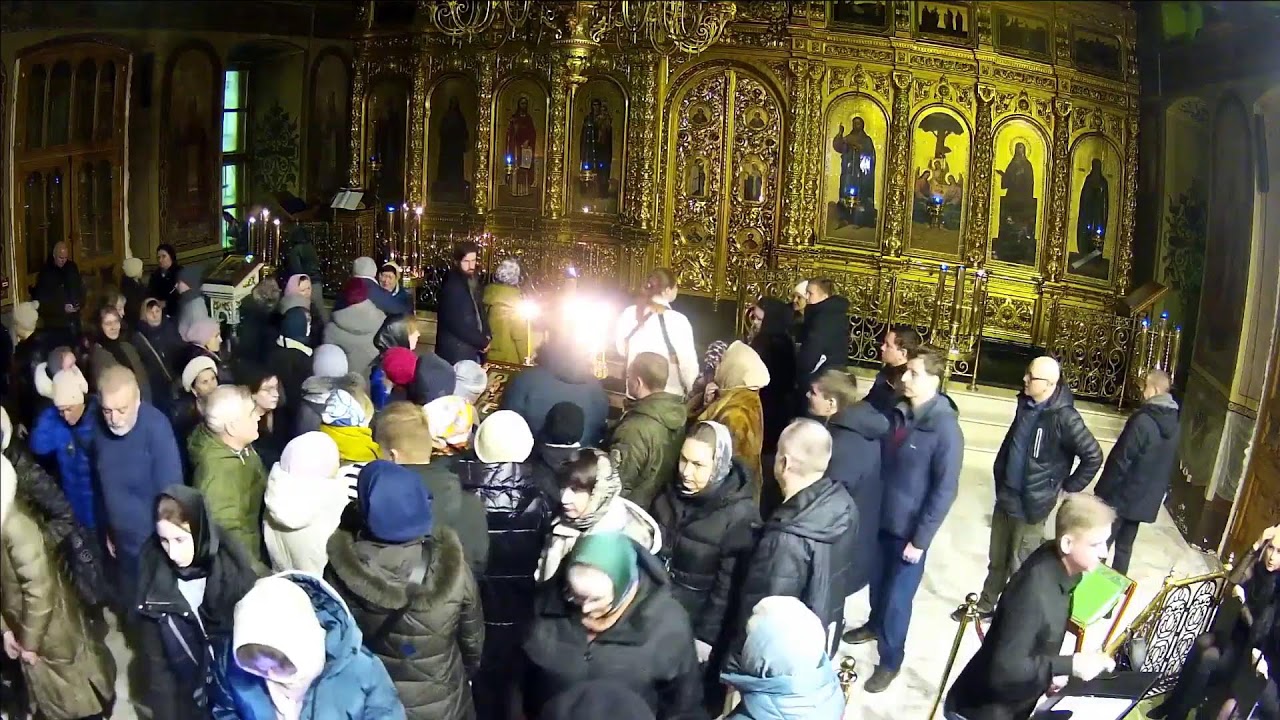 23.02.2026. Понедельник. Великое повечерие с каноном прп.Андрея Критского.