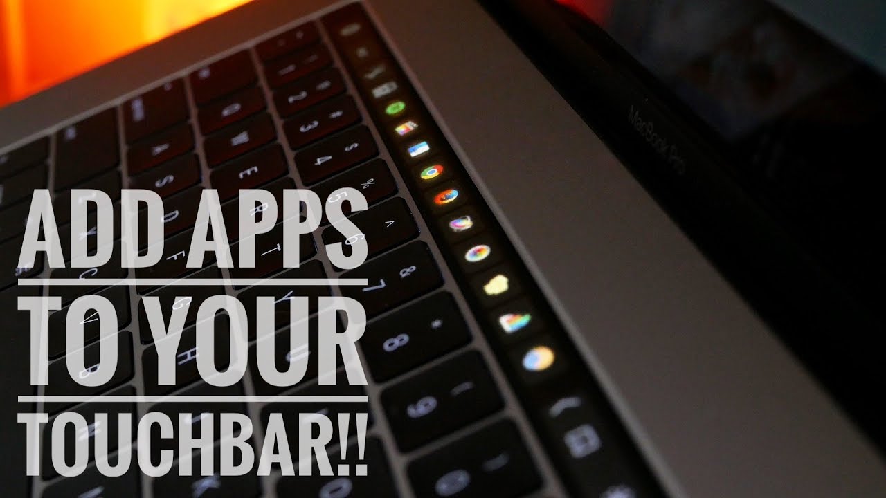 ADD APPS TO TOUCHBAR!!!