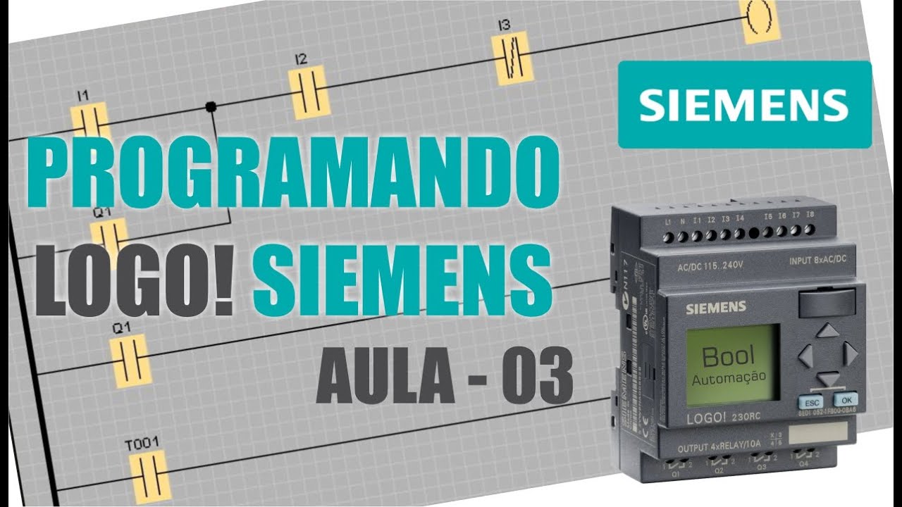 Vídeo Aula CLP LOGO! Siemens Aula 03 - Temporizadores Parte 1