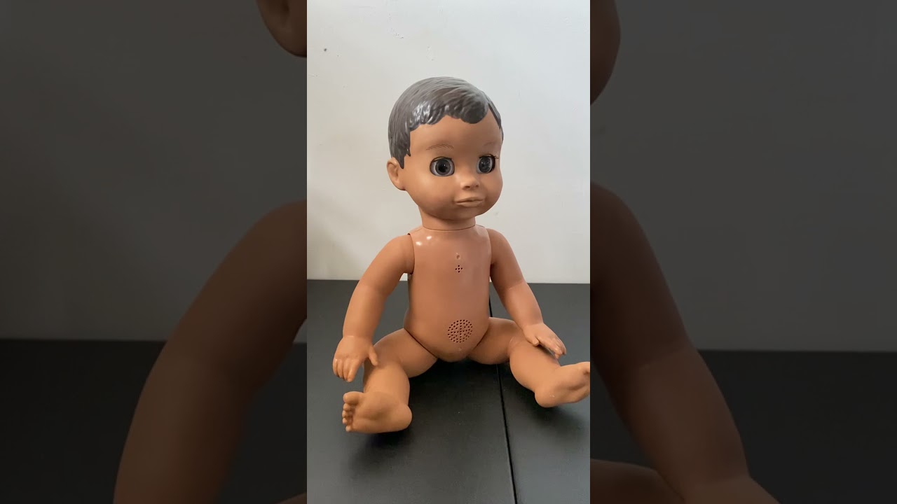 For eBay Luvabella Dark Hair African American Interactive Baby Doll 18