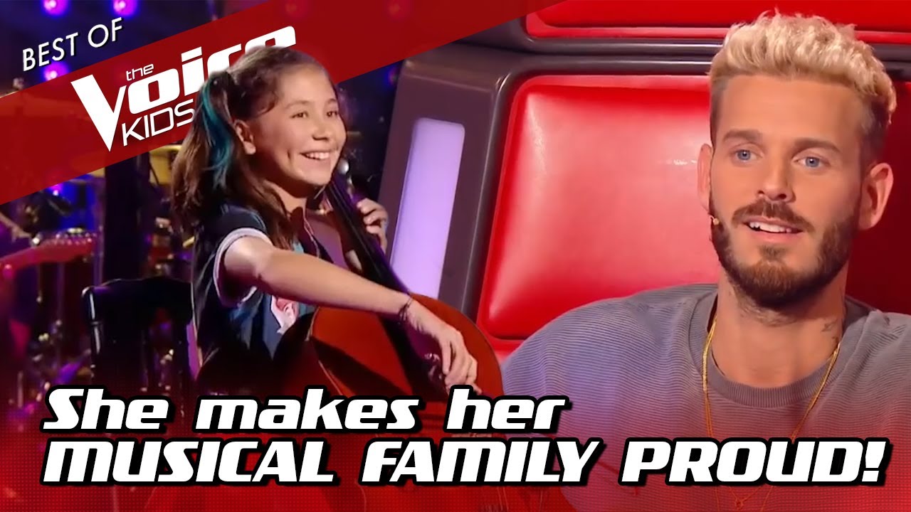 11-Year-Old MESMERIZES the Coaches with her CELLO and incredible VOICE!