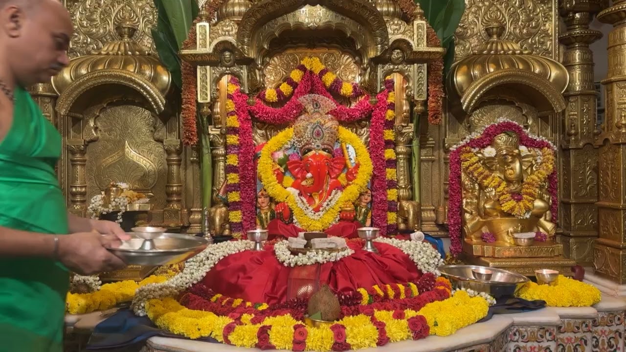 श्री सिद्धिविनायक LIVE आरती दर्शन | Siddhivinayak Ganpati Dadar Aarti🙏🏻 14/03/2026🛕