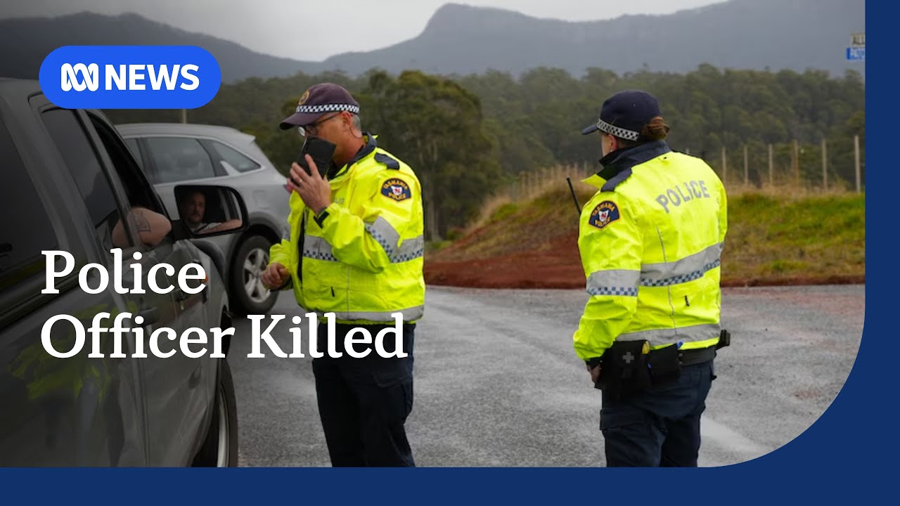 Tasmanian police officer shot dead while approaching house | ABC NEWS